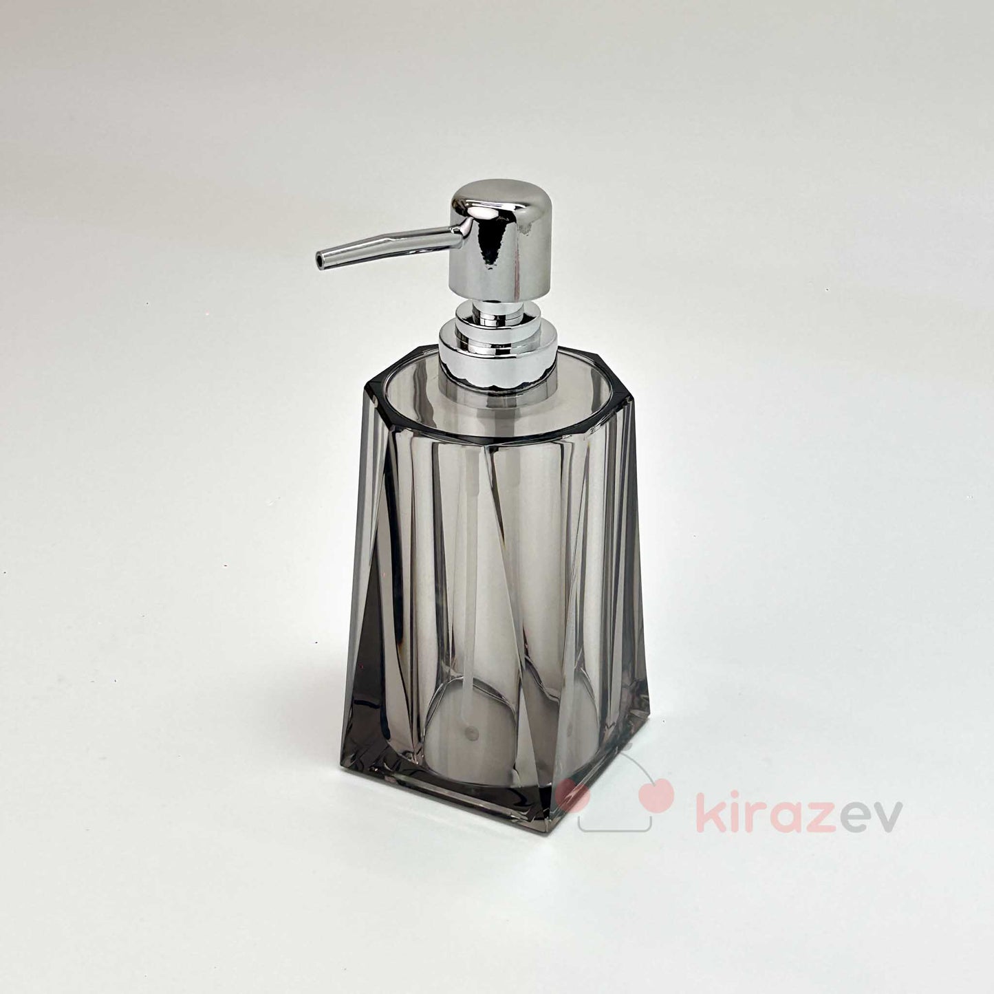 Kristal Sıvı Sabunluk Şeffaf Siyah