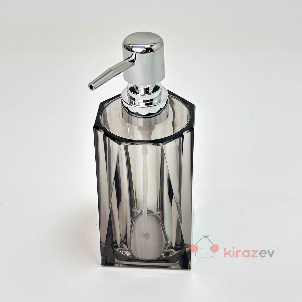 Kristal Sıvı Sabunluk Şeffaf Siyah