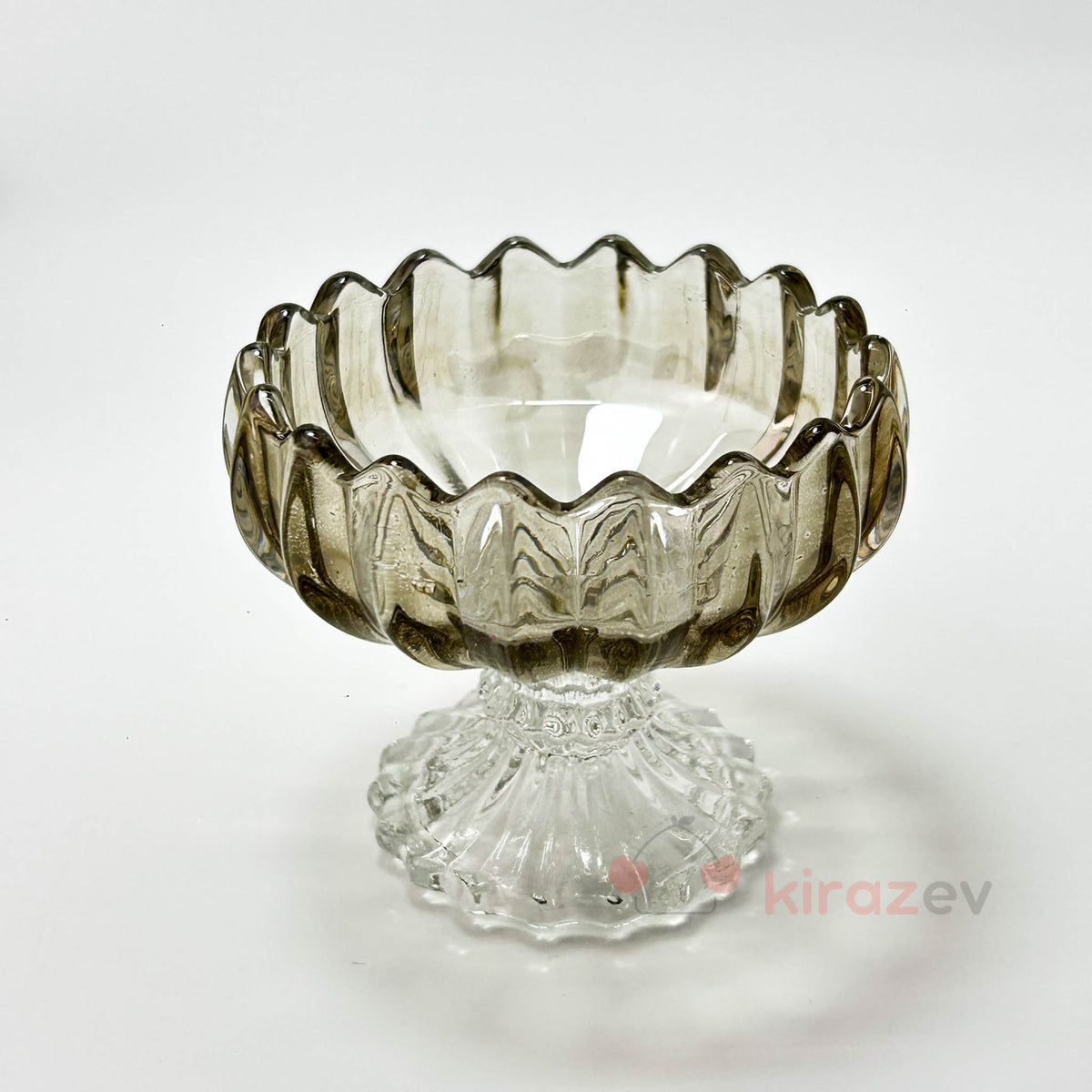 Gri Kristal Sunumluk 6’lı Set