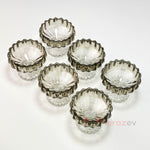 Gri Kristal Sunumluk 6’lı Set