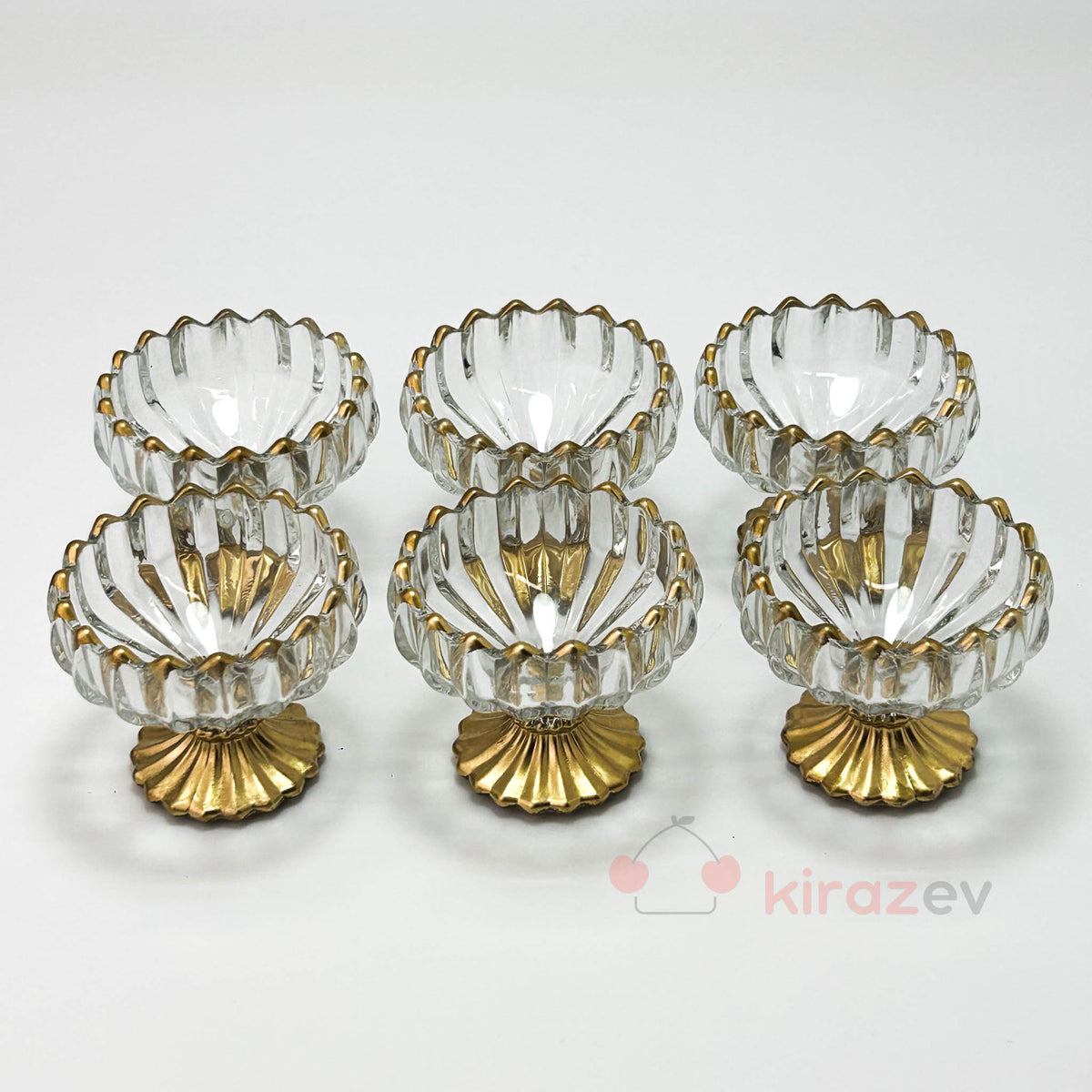 Gümüş Kristal Sunumluk 6’lı Set