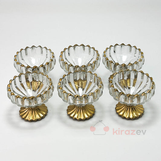 Gümüş Kristal Sunumluk 6’lı Set