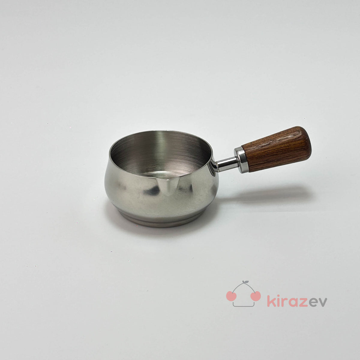 Ölçü Kabı Paslanmaz Çelik ve Ahşap Saplı 5,5 cm - Kiraz Ev