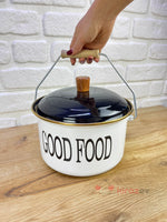 Good Food Kulplu Emaye Tencere