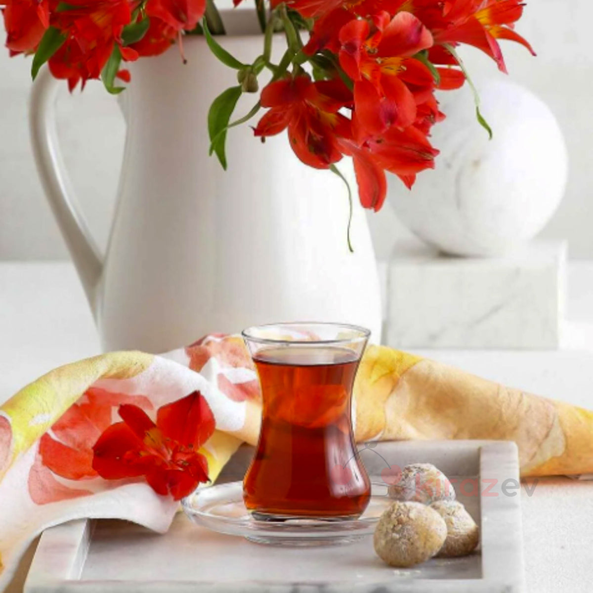 LAV Ajda Çay Bardağı 165 cc – 6'lı İnce Belli Set