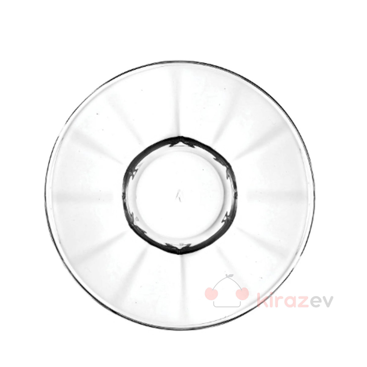 LAV Alya Cam Çay Tabağı 6’lı