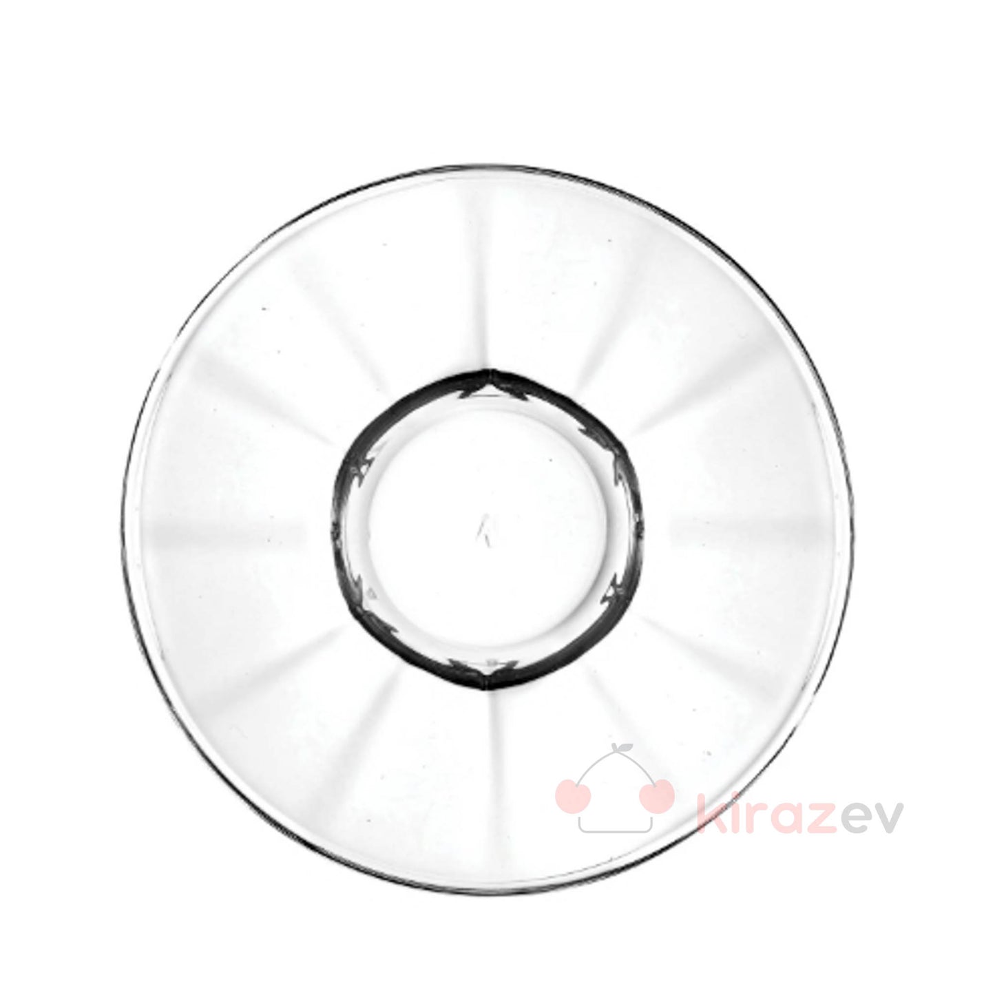 LAV Alya Cam Çay Tabağı 6’lı