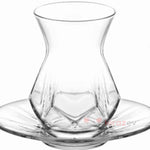 LAV Alya Çay Bardağı 165 cc – 6’lı Şık Cam Set