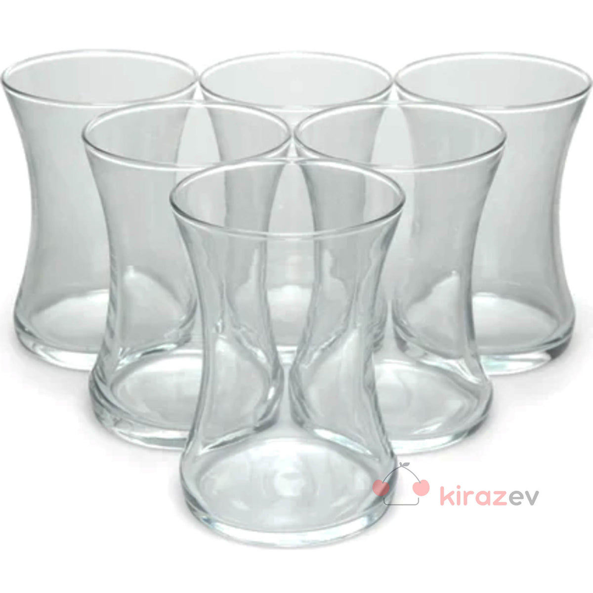 LAV Çay Bardağı 165 cc – 6’lı Şık Set - Kiraz Ev