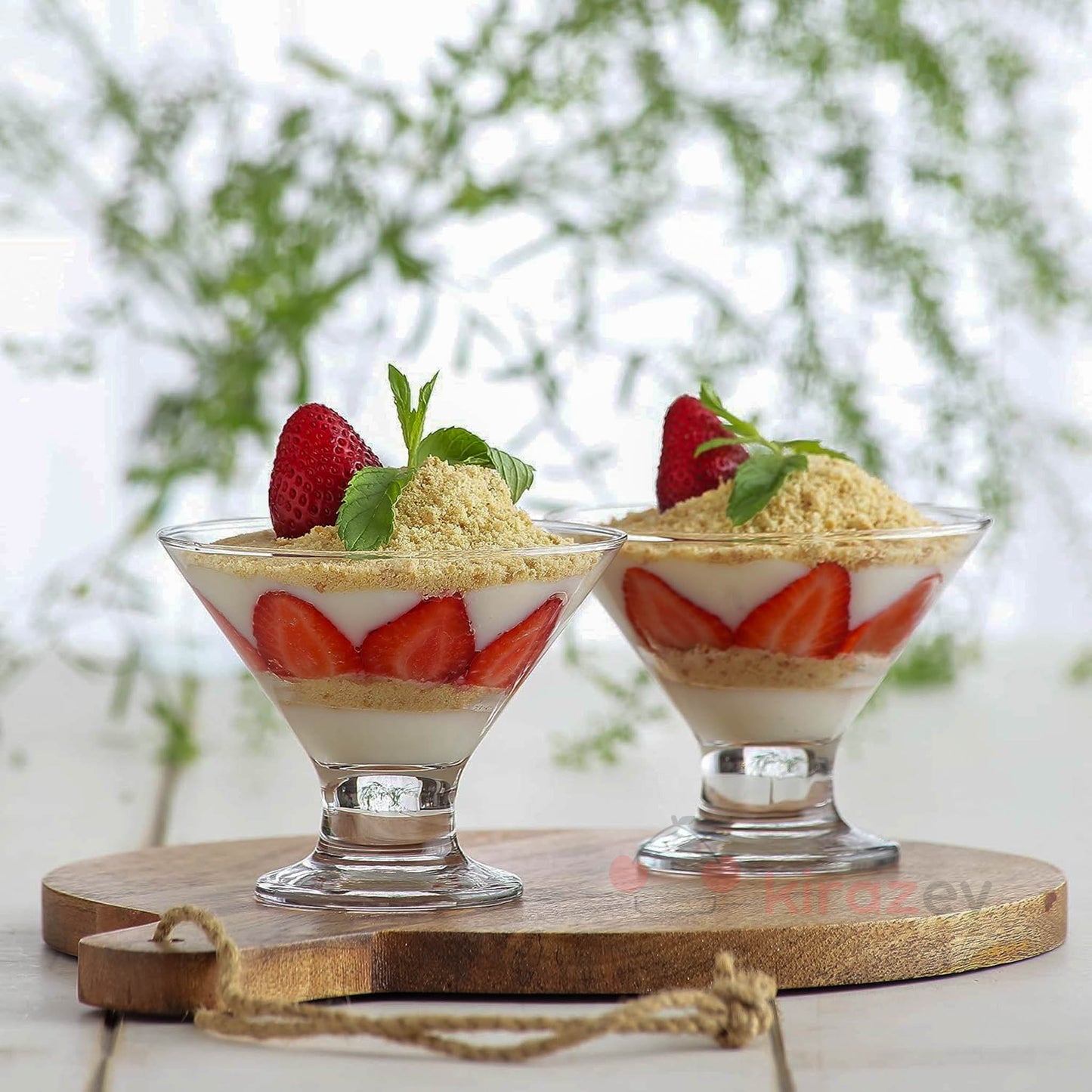 LAV Crema Cam Tatlı Kasesi 165 cc – 3 lü