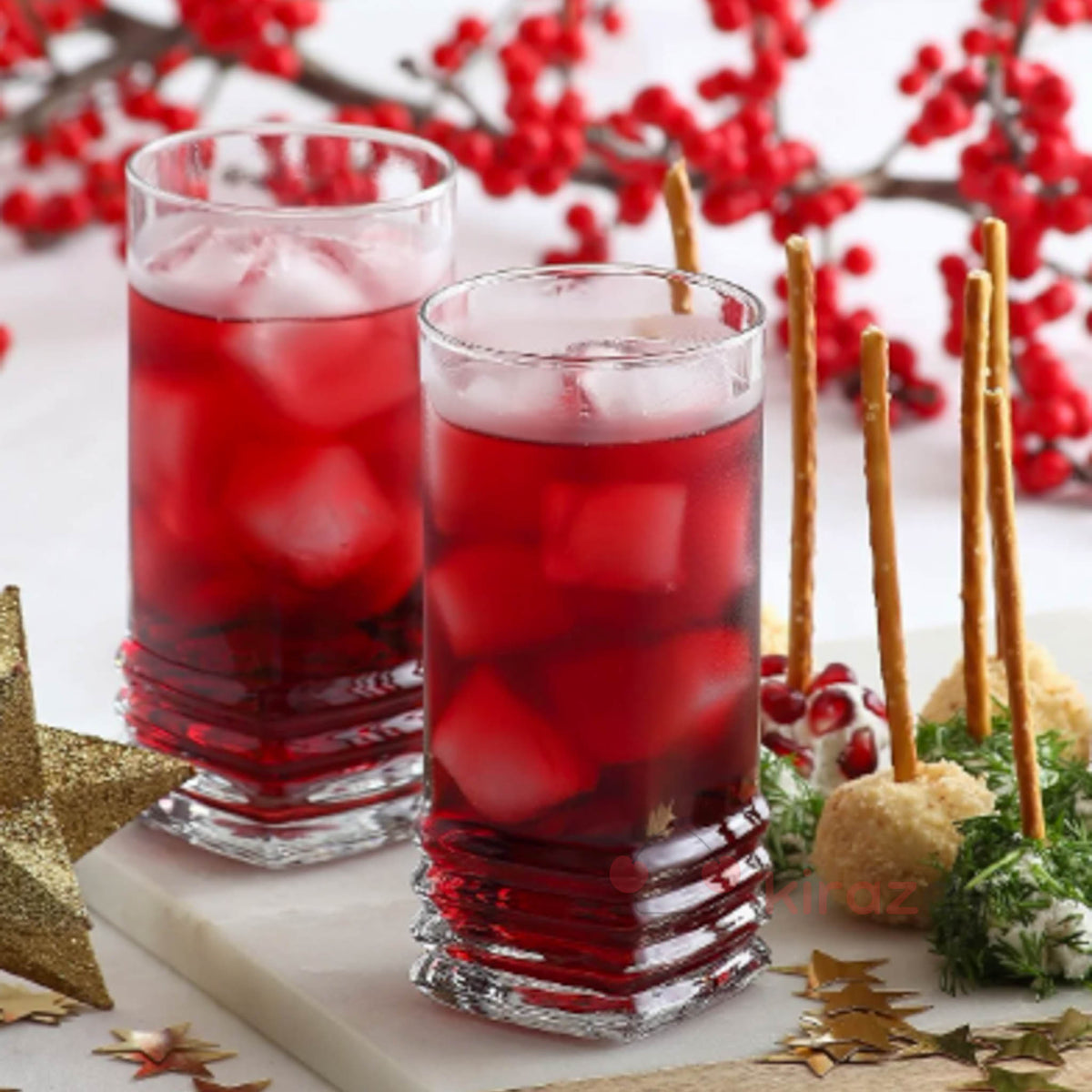 LAV Elegan Meşrubat Bardağı 355 cc – 6’lı Set