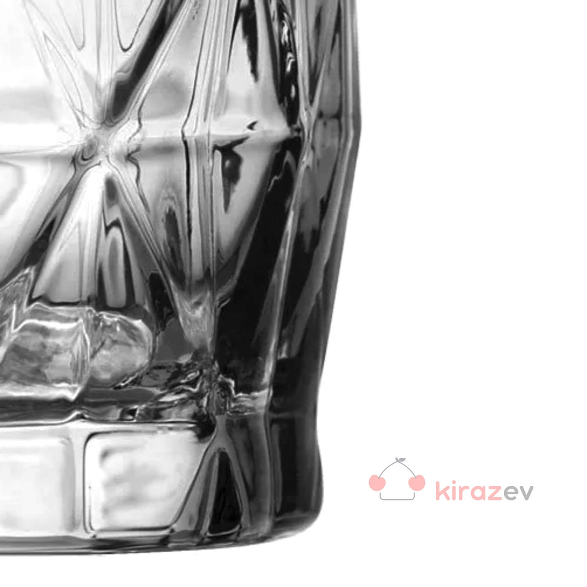LAV Keops Cam Meşrubat Bardağı 345 cc – 6’lı Set - Kiraz Ev