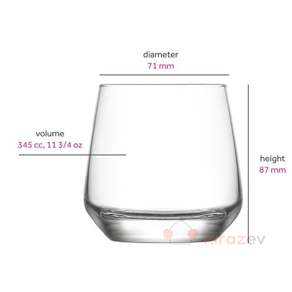 LAV Lal Su Bardağı 345 cc – 6’lı Set