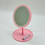 Led Işıklı Makyaj Aynası Pembe