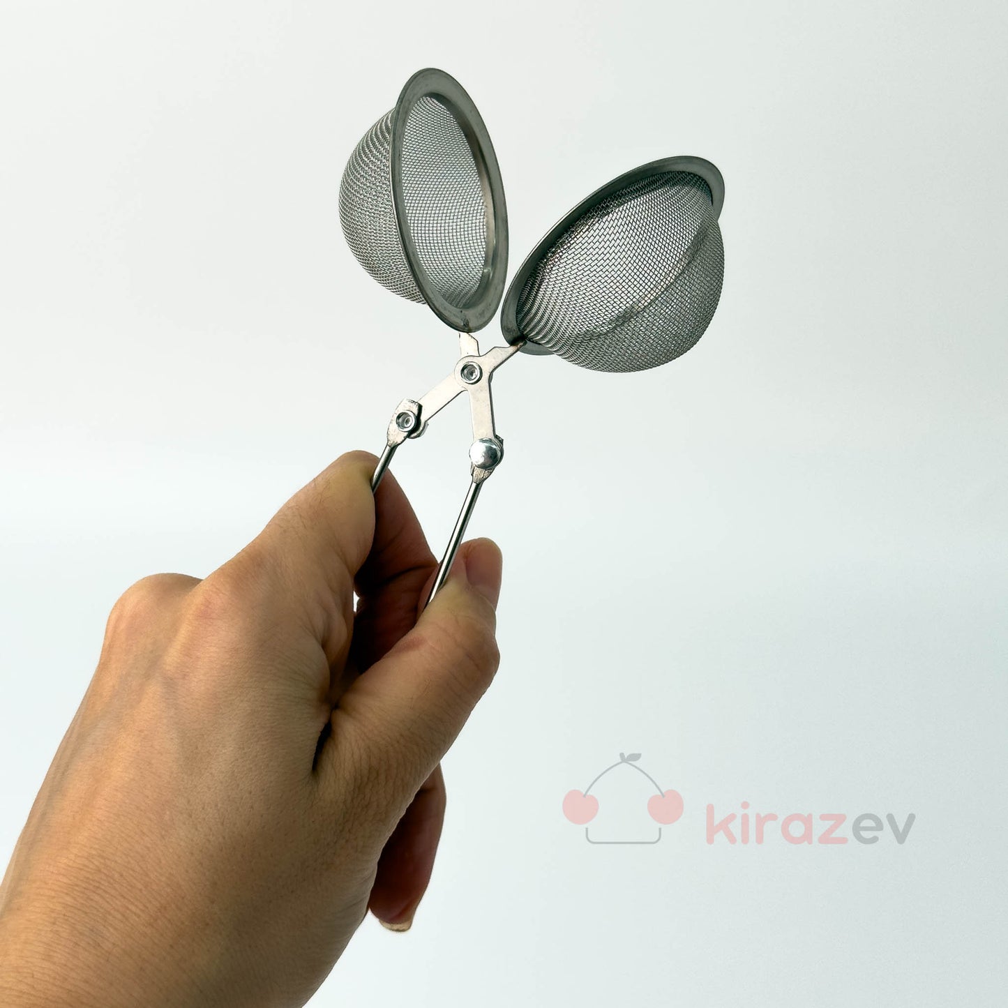 Maşalı Bitki Çayı Süzgeci – Paslanmaz Çelik Demlik