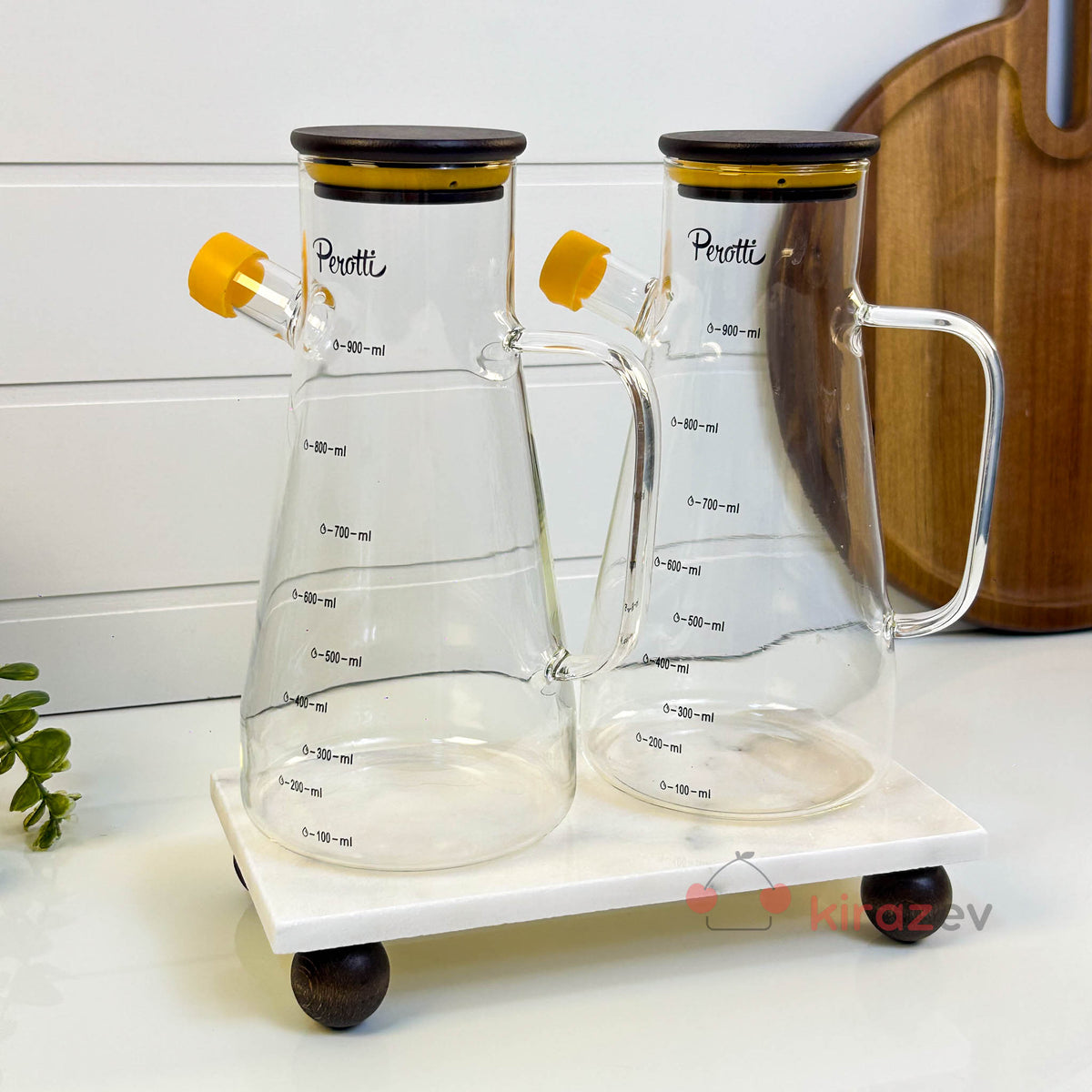 Mermer Top Ayaklı Stand