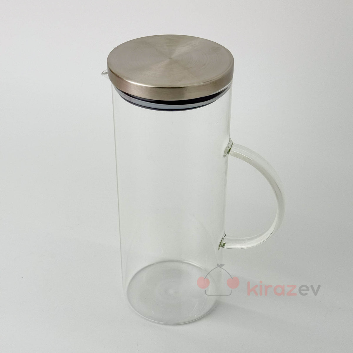 Cam Metal Kapak Brosilikat Sürahi