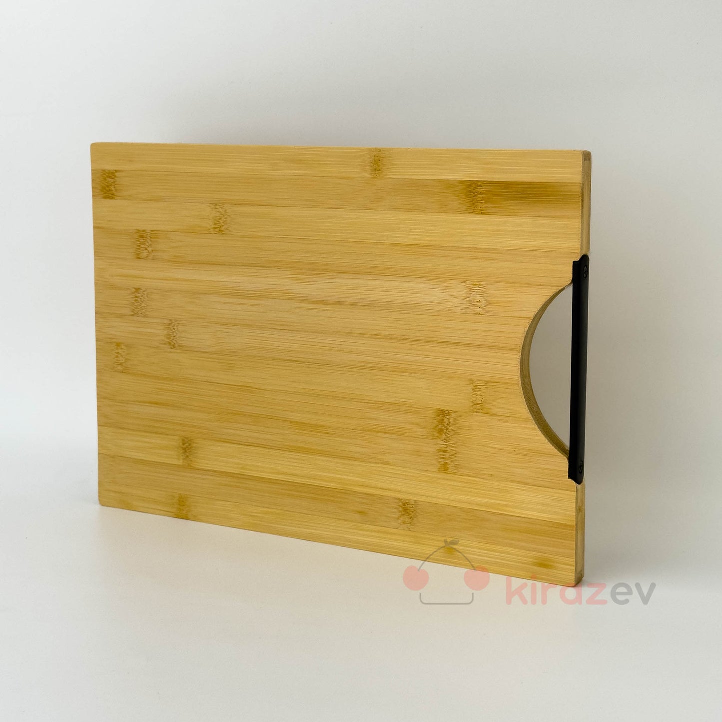 Bambu Kesim Panosu - Siyah Metal Kulplu