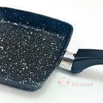 Mini Kare Granit Sos Tavası – Yapışmaz ve Dayanıklı