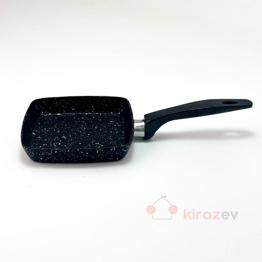 Mini Kare Granit Sos Tavası – Yapışmaz ve Dayanıklı