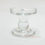 Minimal Şeffaf Cam Şamdan