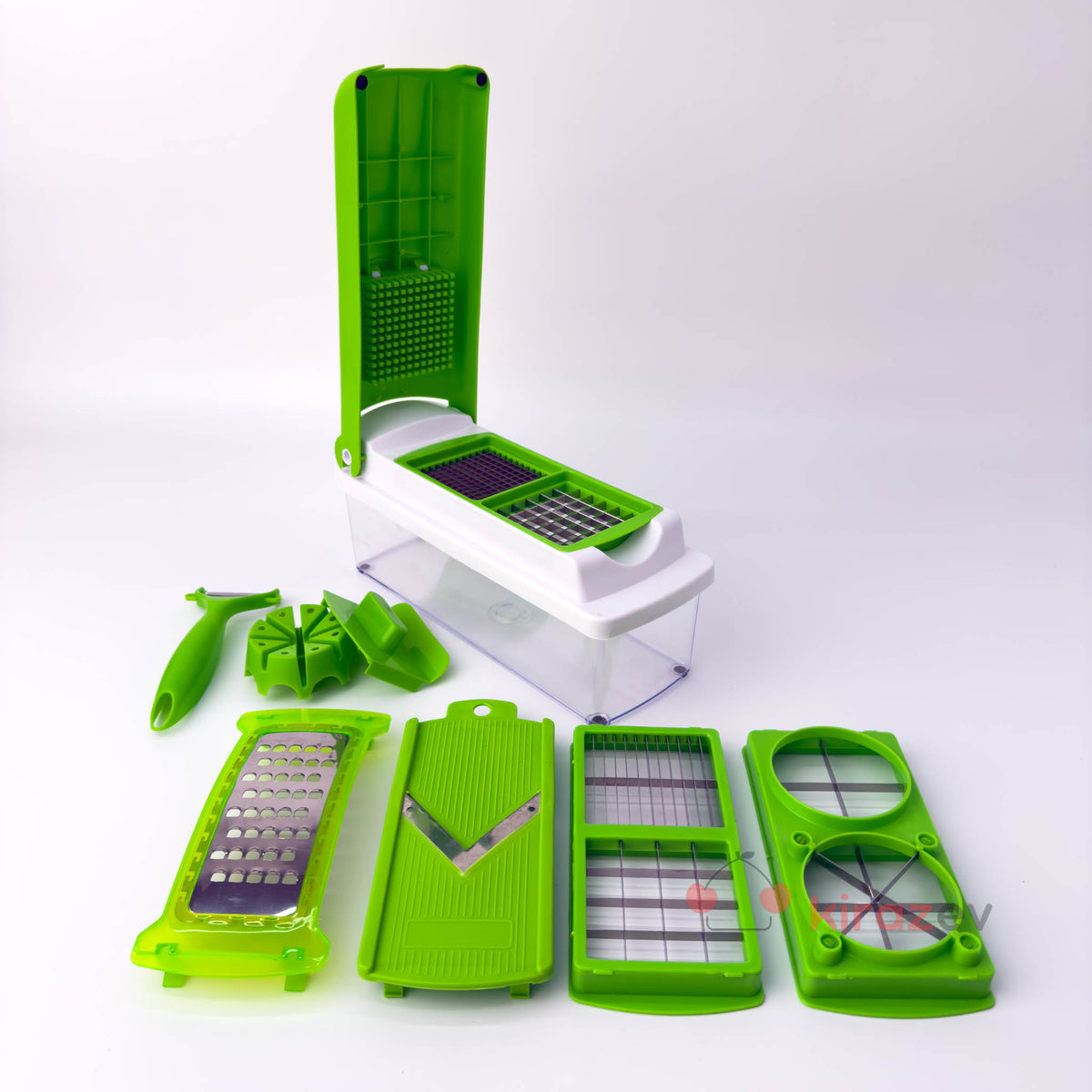Nicer Dicer Sebze Doğrayıcı Set – 10 Parça Pratik Rende - Kiraz Ev