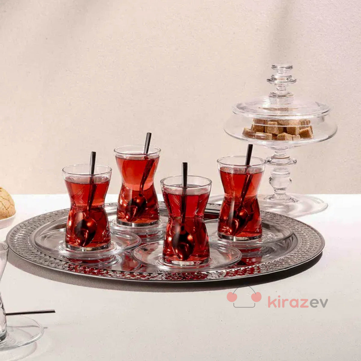 Paşabahçe Irmak Çay Bardağı – 6'lı Set - Kiraz Ev