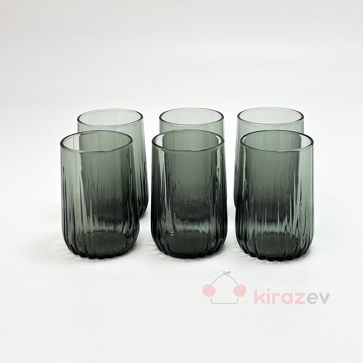 Paşabahçe Nova Kahve Yanı Su Bardağı Gri- 6'li