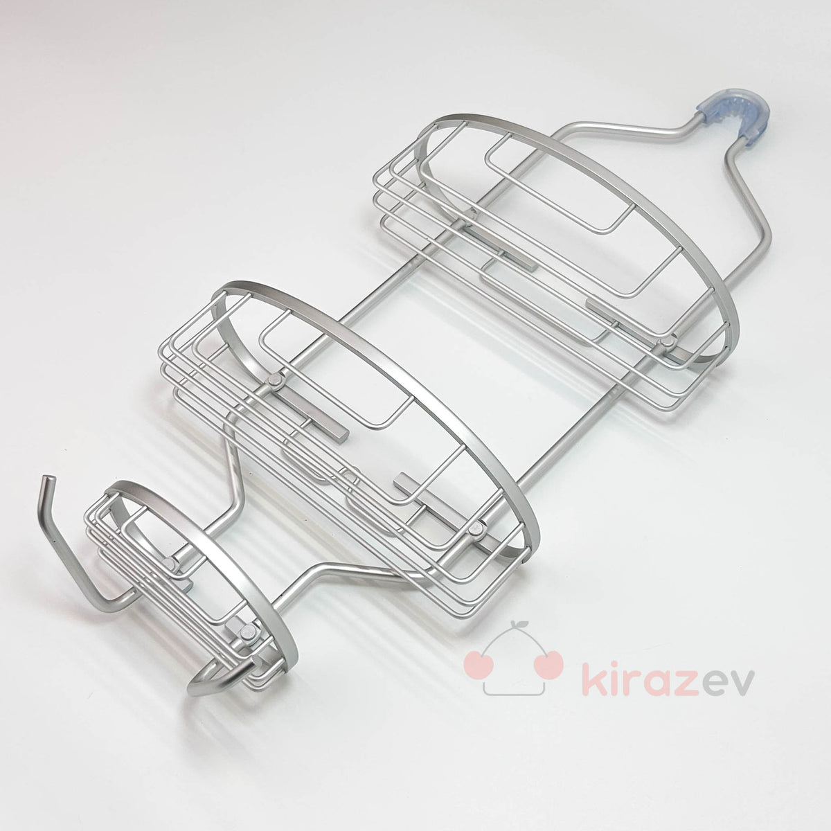 Paslanmaz Alüminyum Banyo Rafı – 3 Katlı Askılı Organizer