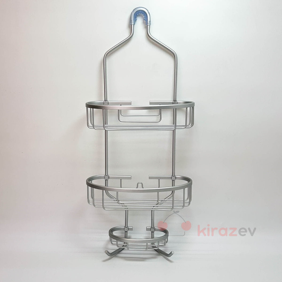 Paslanmaz Alüminyum Banyo Rafı – 3 Katlı Askılı Organizer