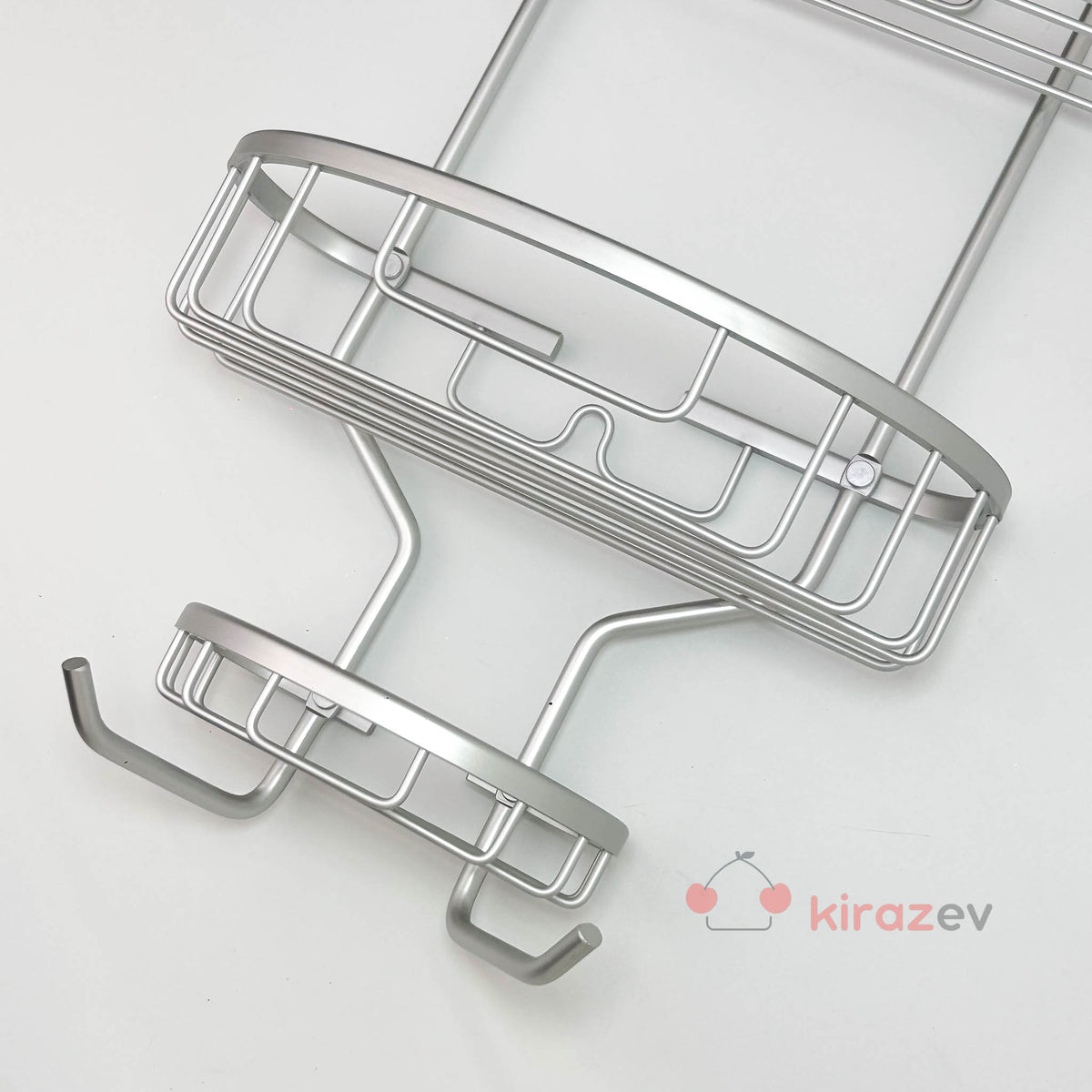 Paslanmaz Alüminyum Banyo Rafı – 3 Katlı Askılı Organizer