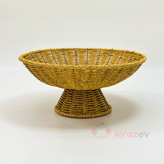 Rattan Ayaklı Yuvarlak Meyvelik