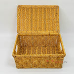 Rattan Açık Ton Saklama Kutu - 3'lü Set - Kiraz Ev