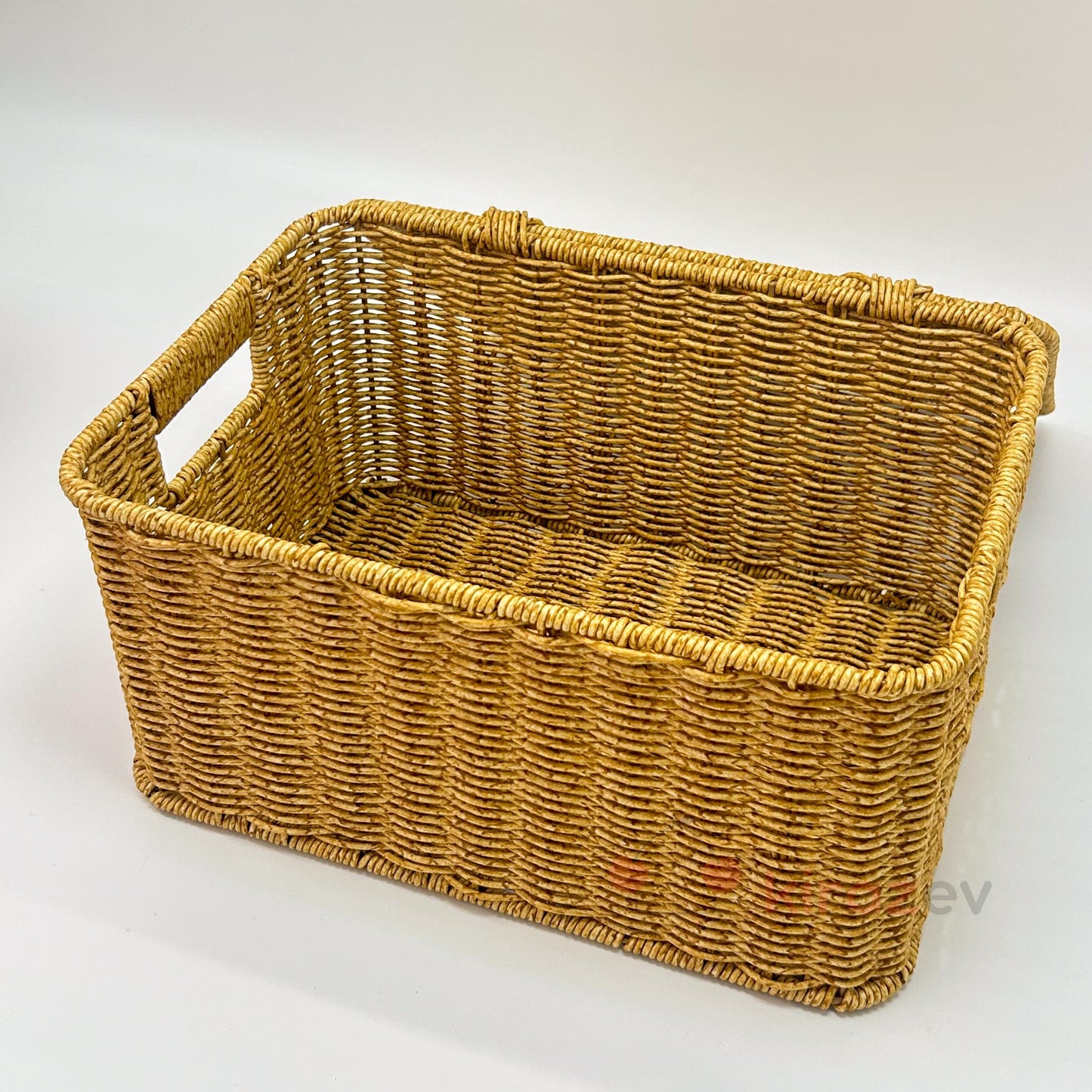 Rattan Kapaklı Kutu - Büyük Boy Saklama