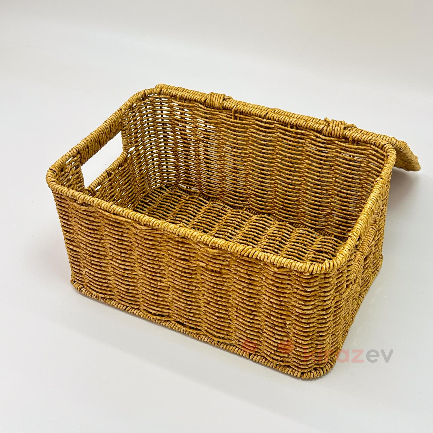 Rattan Kapaklı Kutu - Küçük Boy Saklama