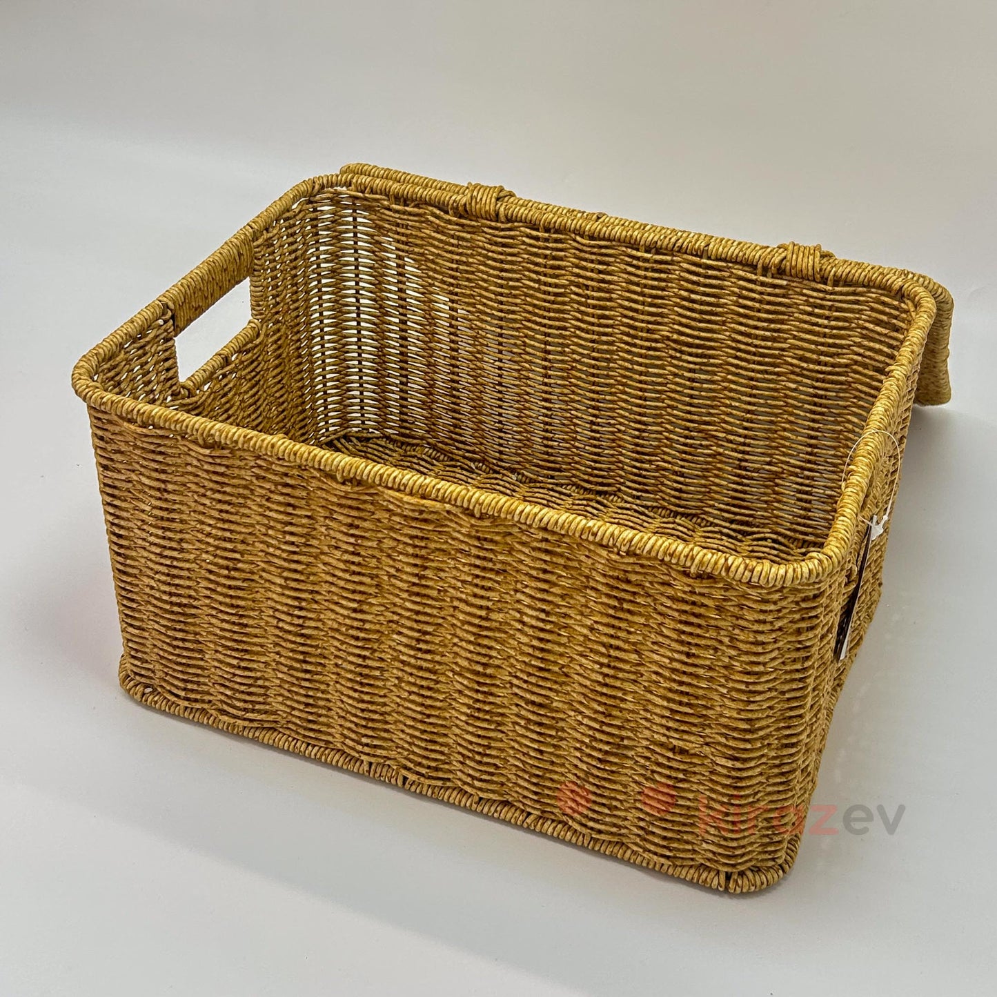 Rattan Kapaklı Kutu - Orta Boy Saklama