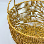 Rattan Kulplu Organizer Sepet Orta Boy - Kiraz Ev