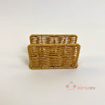 Rattan Masa Üstü Dikdörtgen Peçetelik