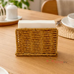 Rattan Masa Üstü Dikdörtgen Peçetelik