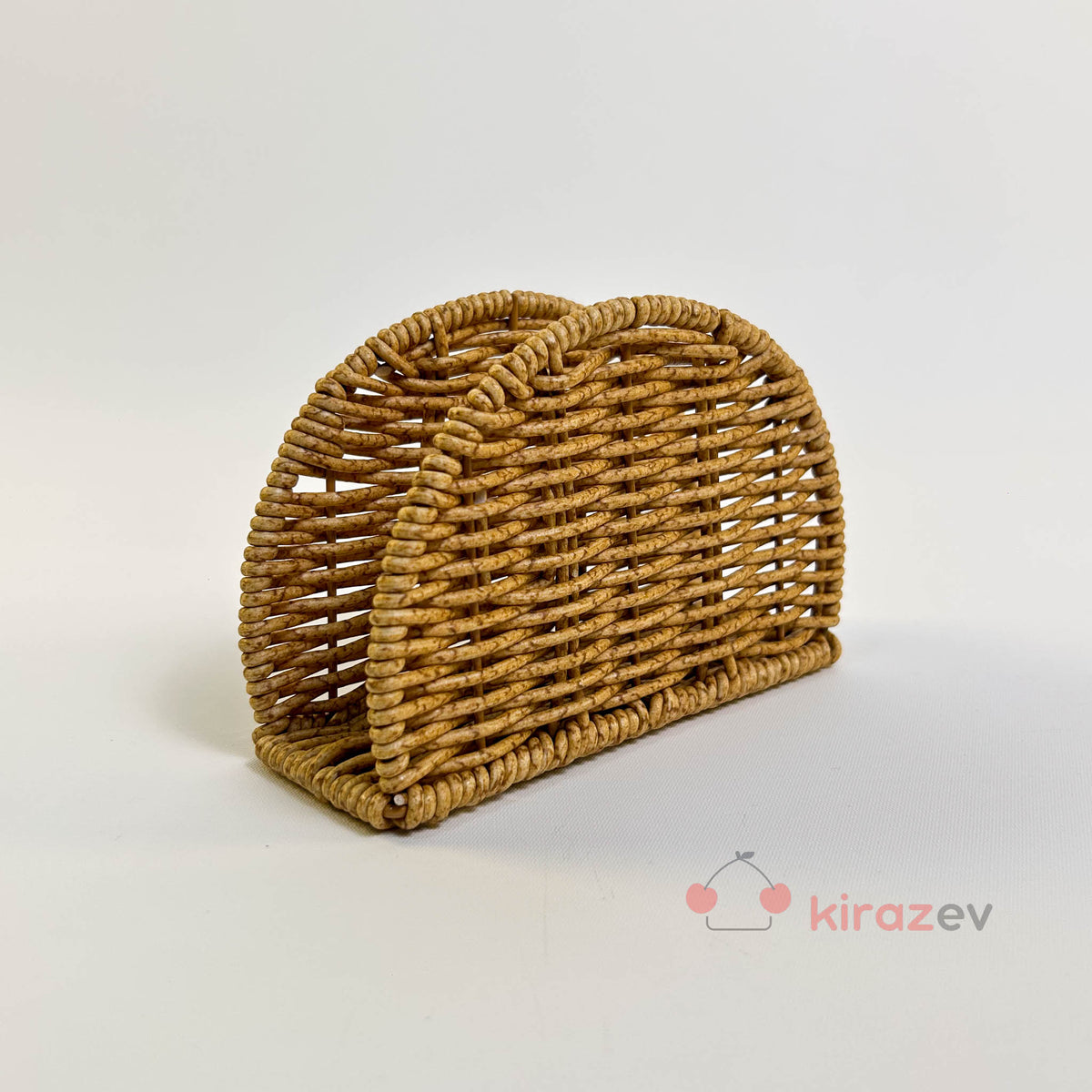 Rattan Masa Üstü Oval Peçetelik