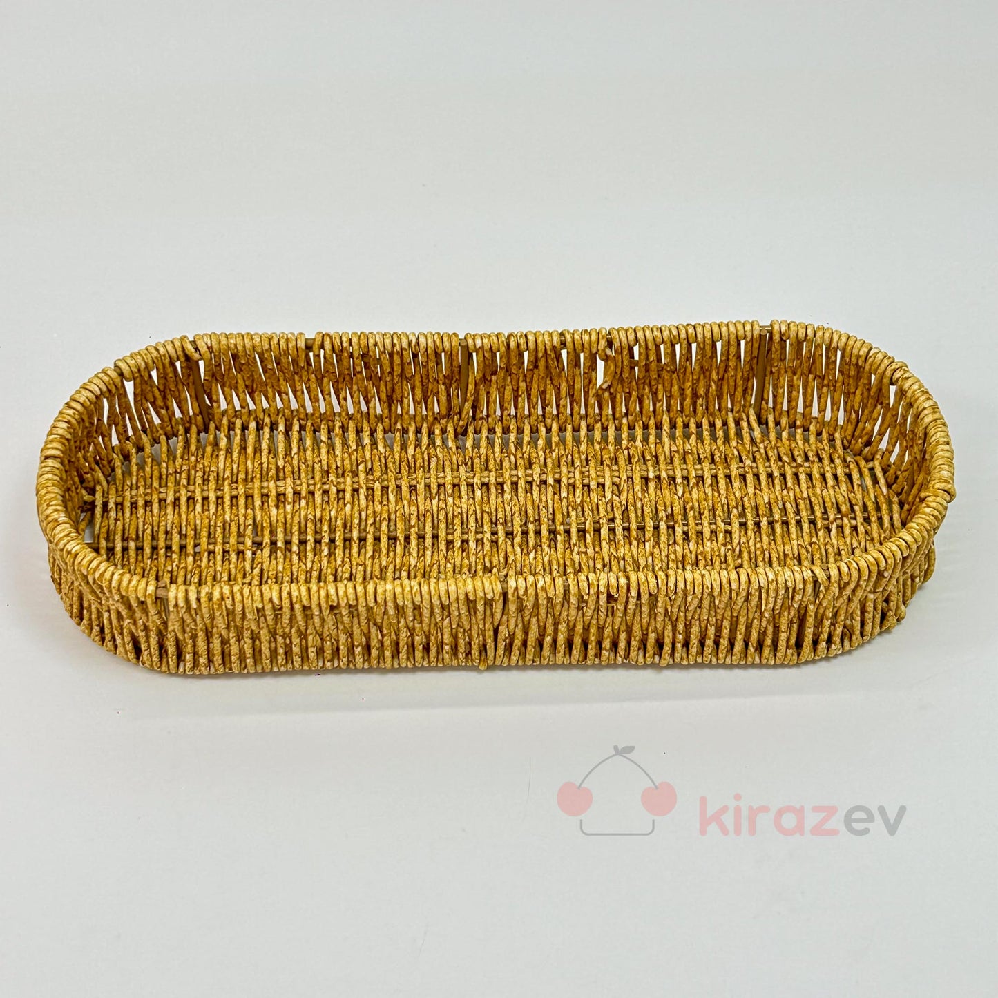 Rattan Uzun Organizer Sepet