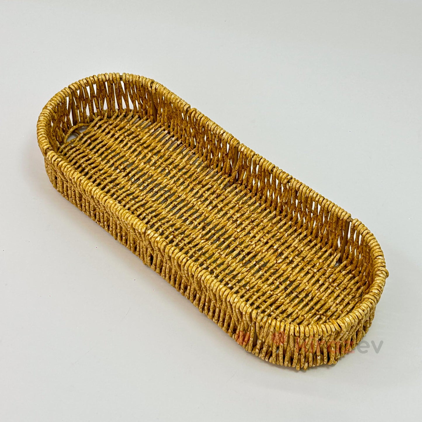 Rattan Uzun Organizer Sepet