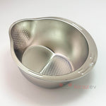 Çelik Rende ve Süzgeçli Hazırlık Kabı – 3’ü 1 Arada