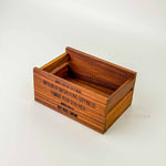 Retro Organizer Düzenleyici Kutu Ahşap Kasa Küçük