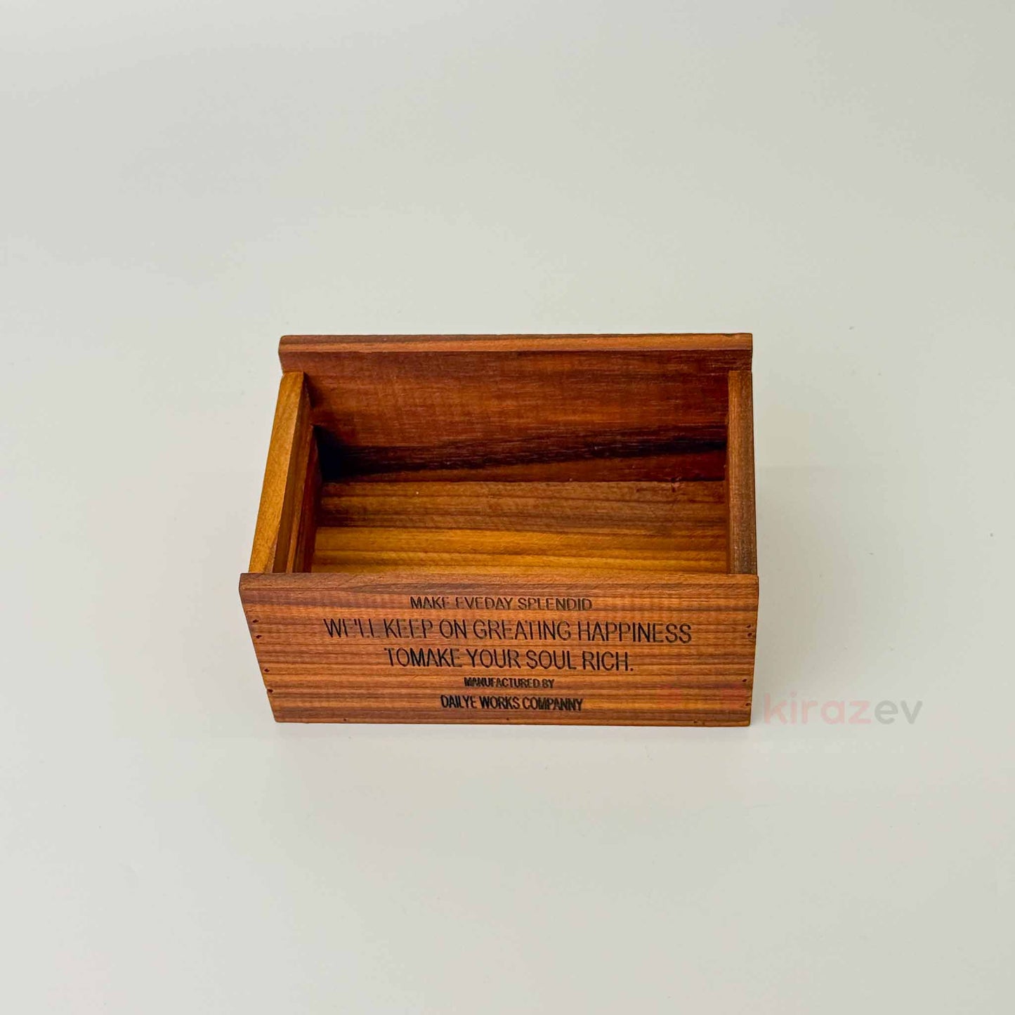 Retro Organizer Düzenleyici Kutu Ahşap Kasa Küçük