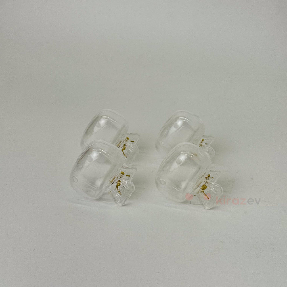 Diş Fırçası Kapağı Şeffaf 4'lü