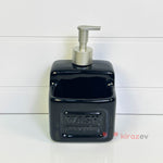 Seramik Hazneli Sıvı Sabunluk, Siyah