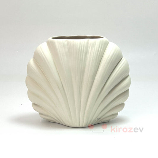 İstiridye Seramik Vazo