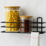 Siyah Metal Duvar Rafı