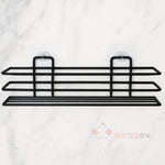 Siyah Metal Duvar Rafı
